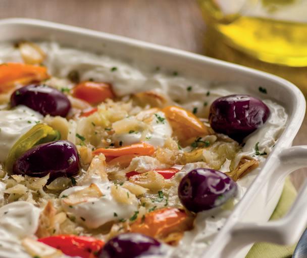 Bacalhau com Coalhada