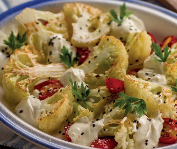 Couve-flor com Coalhada